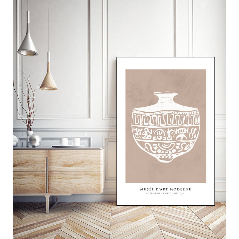Grèce Antique' Framed Canvas