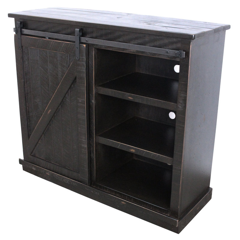 Priscilla Media Console, Rustic Driftwood