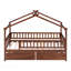 Lit simple en bois avec deux tiroirs-1173772098