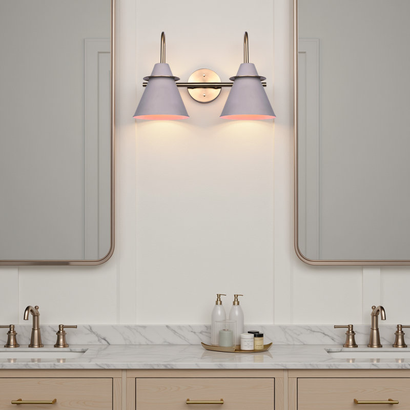 Éclairage pour salle de bain 2 lumières Salem