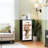 4 Drawer Dresser for Bedroom, Narrow Chest of Drawers, Wooden Top and Study Iron Frame 18"x37.5"-(WxH)