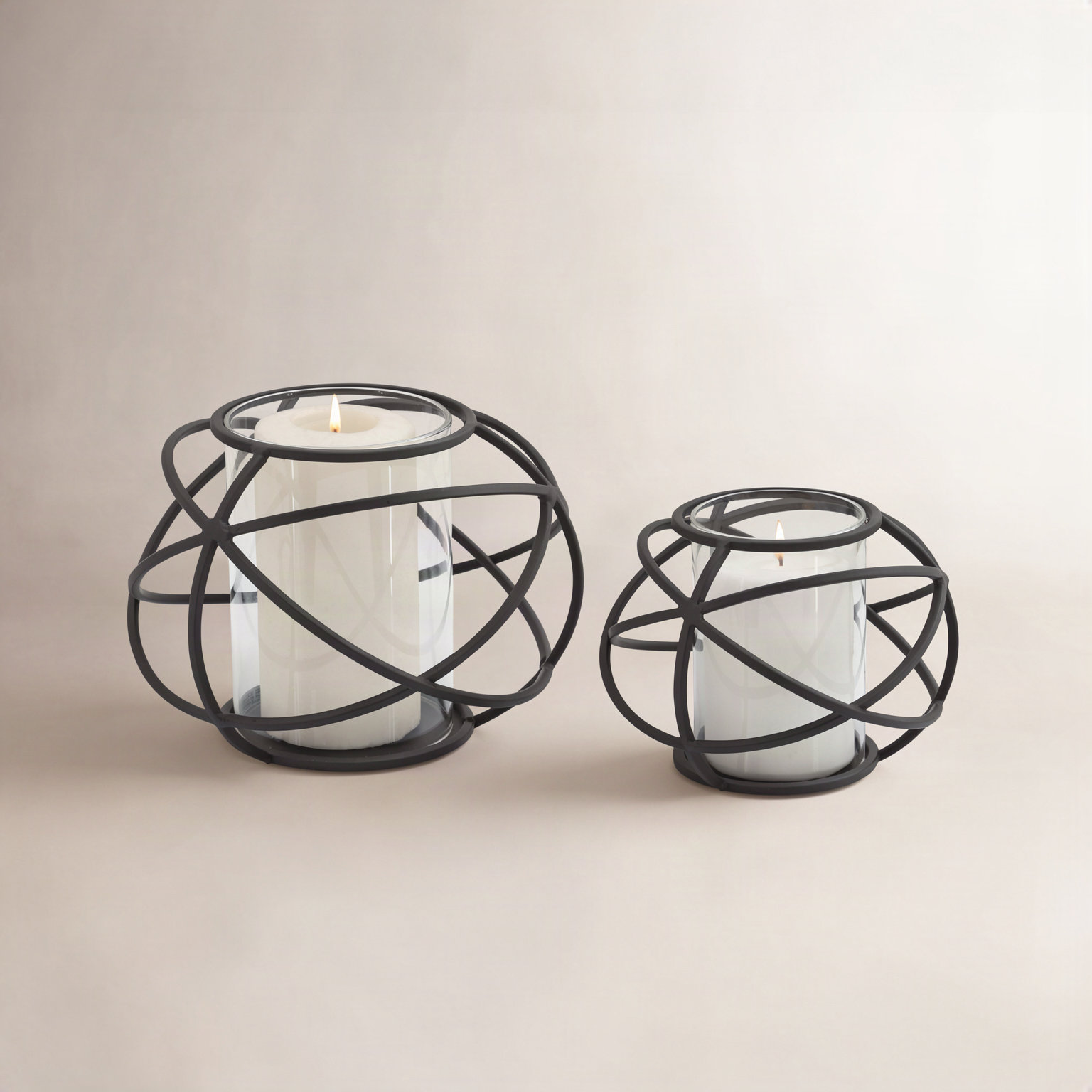 Metal Tealight Candle Holder, Silver