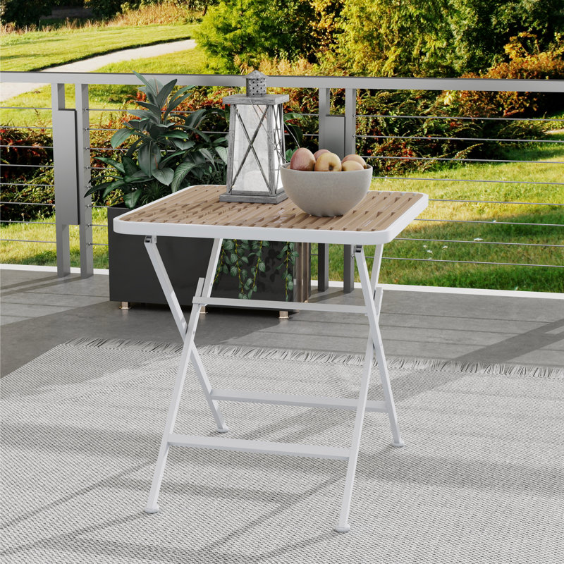  Square Foldable Indoor And Outdoor  Bistro Table