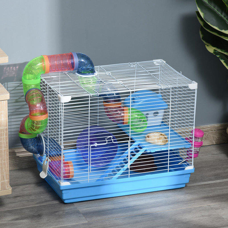 Nid chaud avec hamster, roue et bouteille d'eau 18 po 2