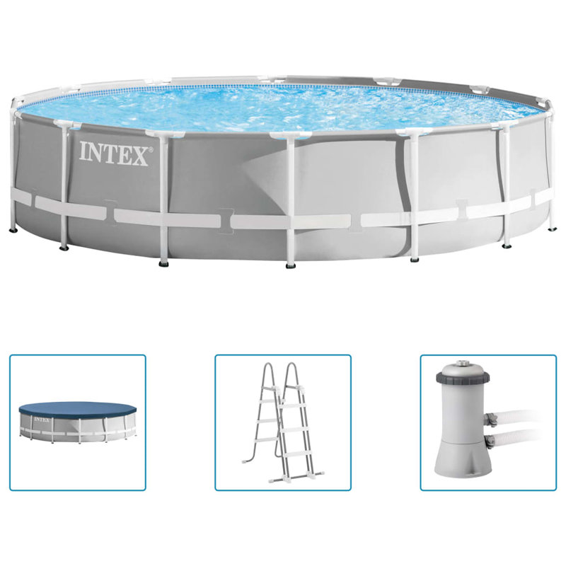 Ensemble de structure en acier VidaXL, Gris, L 168,1 po x H 42,1 po
