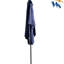 Parasol 10X6.5Ft rectangulaire avec lumières solaires - - bleu marine antichoc-1036168963