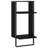 Wall Shelf With Bar - 30X25x65 Cm - Stylish And Functional Storage Solution-1514894492