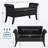 Sholom Modern Upholstered Storage Bench with Rolled Arms-1475459312