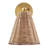 Chyrel 1-Light Wall Sconce in Natural Brass