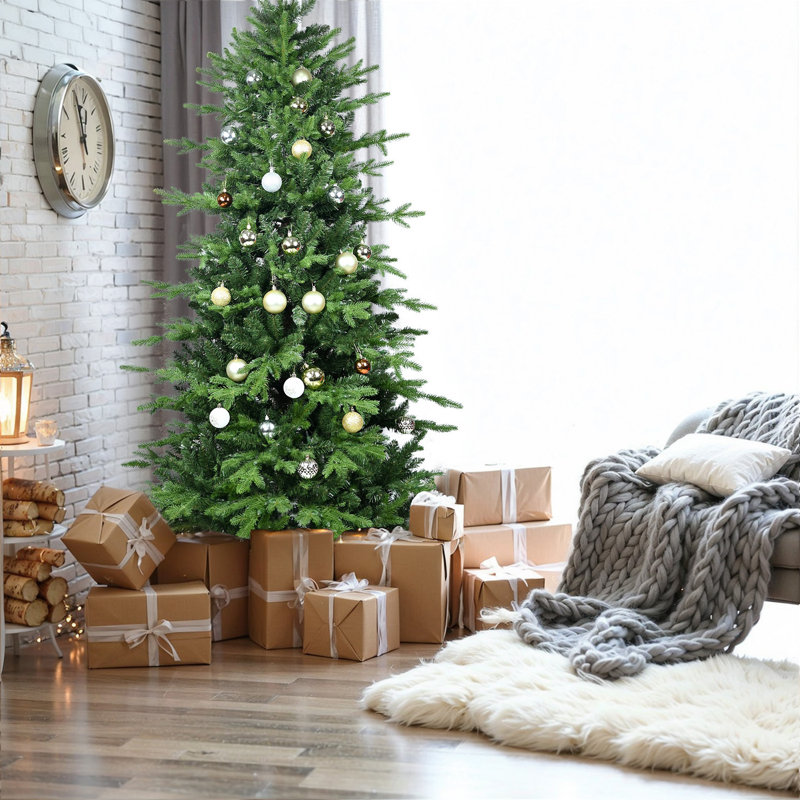 4FT Green PVC+PE Christmas Tree, Does Not Apply, Not Pre-Lit