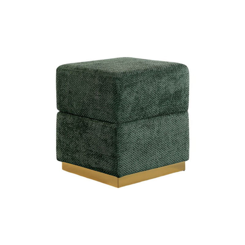 Tabouret d'appoint de style contemporain, Vert