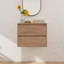 Armoire murale de salle de bain 24 po avec 2 tiroirs à fermeture en douceur 24 po
