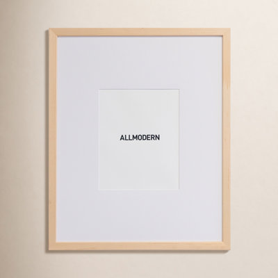 Capullo Wood Matte Picture Frame with Mat
