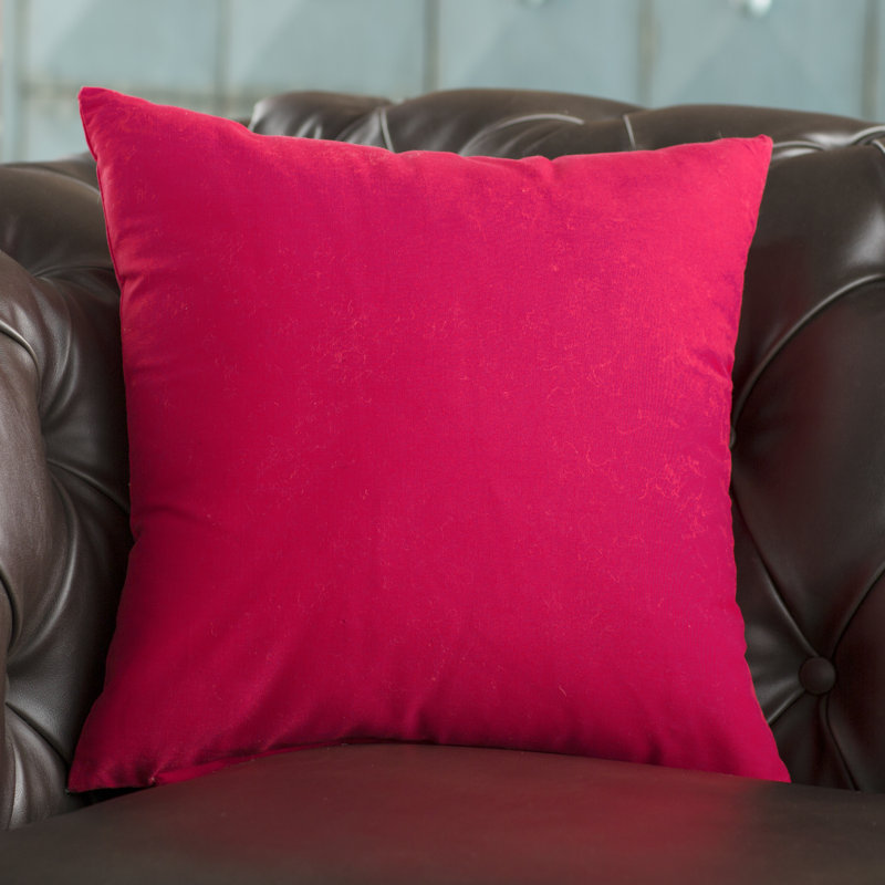 Housse et coussin à recouvrir carré Caravan, Rouge, H 20 po x l 20 po x P 6 po