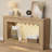 55" Console Table With LED Light,Wooden Entryway Tables,Sofa Tables-1209420795