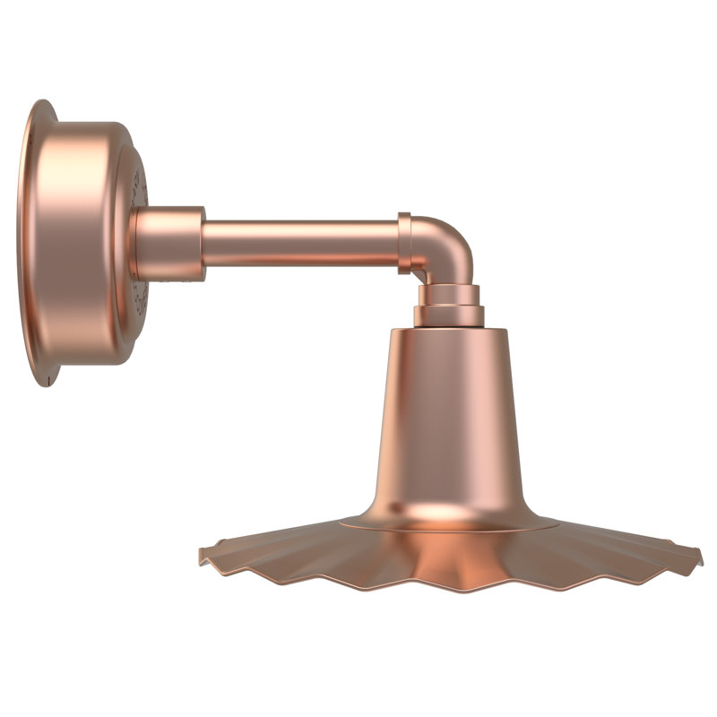 Iris Wall Light, Solid Copper
