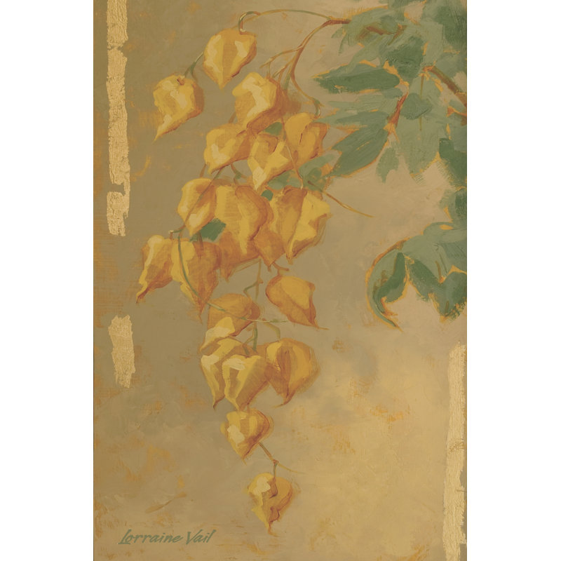 Golden Chains II by Lorraine Vail - Wrapped Canvas Art Prints, 46cm H x 30cm W