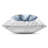 Blue Pumpkin with Flowers Outdoor Printed Pillow, design by Creative Studio-120734674-120734658