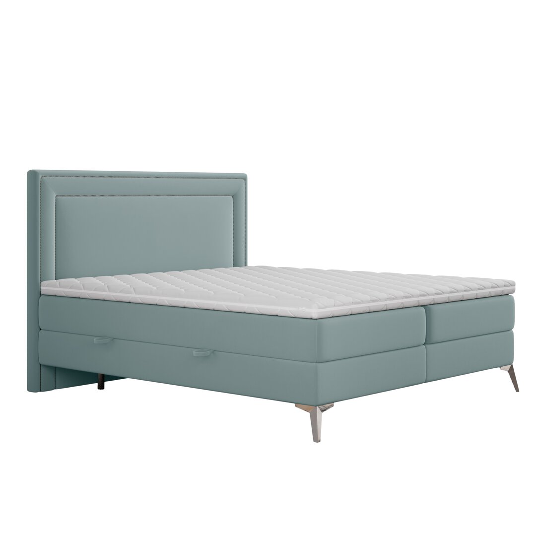 Boxspringbett Jariel mit Topper und Bettkasten