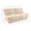 Fauteuil inclinable 2 pièces Fynland Beige 