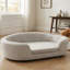 Canapé ovale semi-fermé pour chien-1369723646