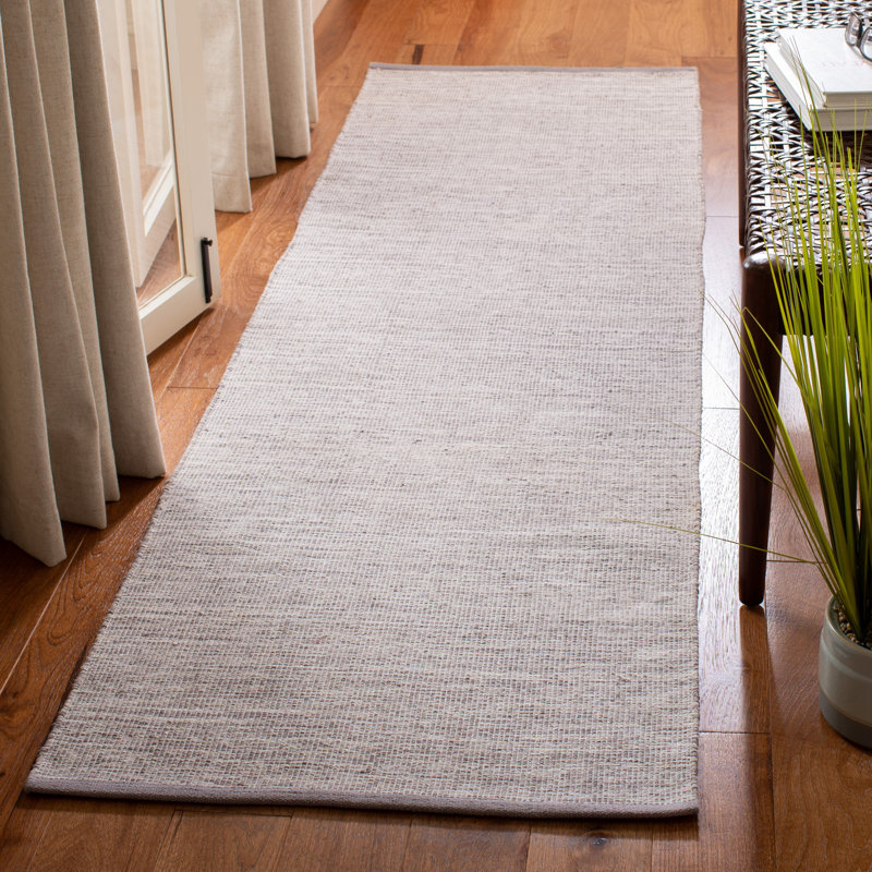 Tapis en coton à tissage plat Sos, Tapis de couloir 2 pi 3 po x 8 pi
