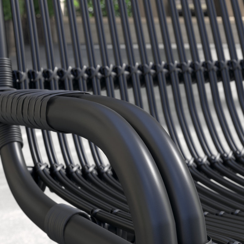 Curve Armchair, Black