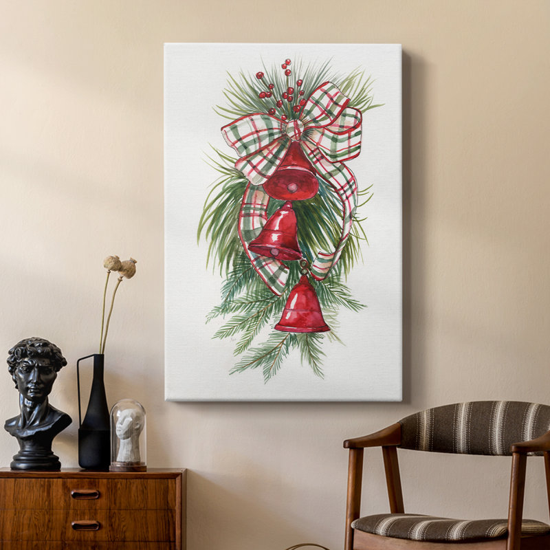 Cloches des Fêtes - galerie Cavas sur mesure, H 18 po x l 12 po