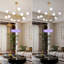 Lustre linéaire spoutnik moderne à 12 lumières Lilwenn-307384642