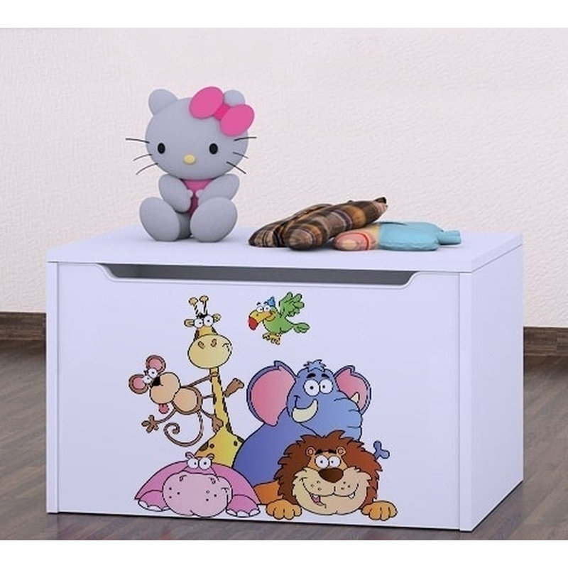 Singita Safari Toy Box, White