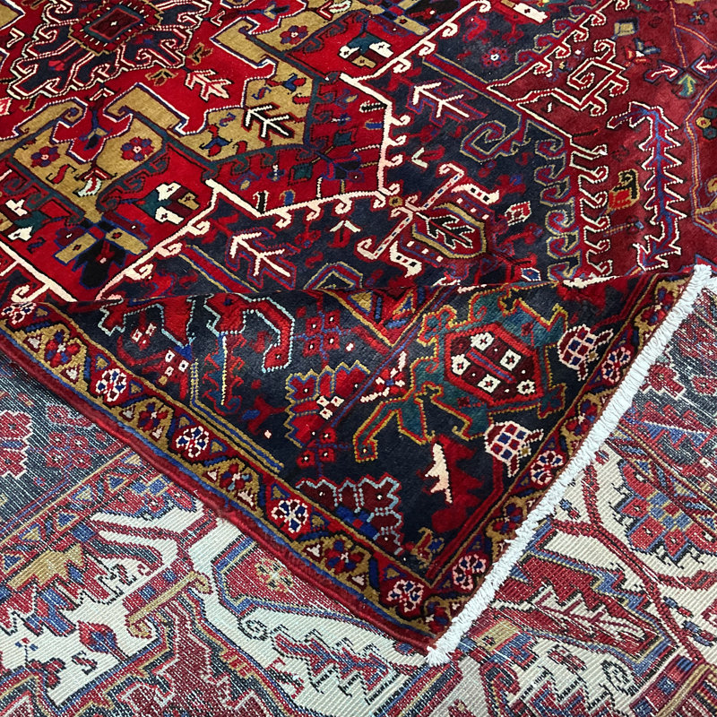 HERAT ORIENTAL Handmade Heriz Wool Rug