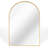 24X36 Inch Gold Metal Framed Arched Bathrrom Mirror For Wall-1558441767