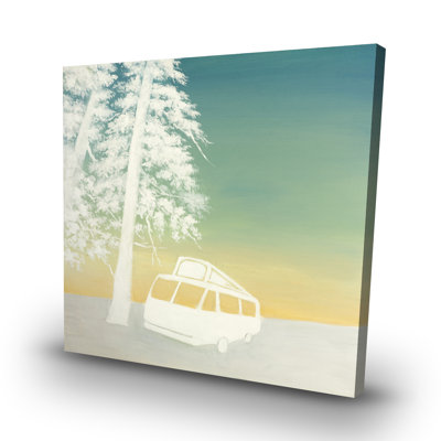 Camping - 32"x32" art on canvas