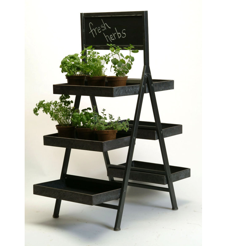 Ensemble de jardin vertical en métal 6 pièces