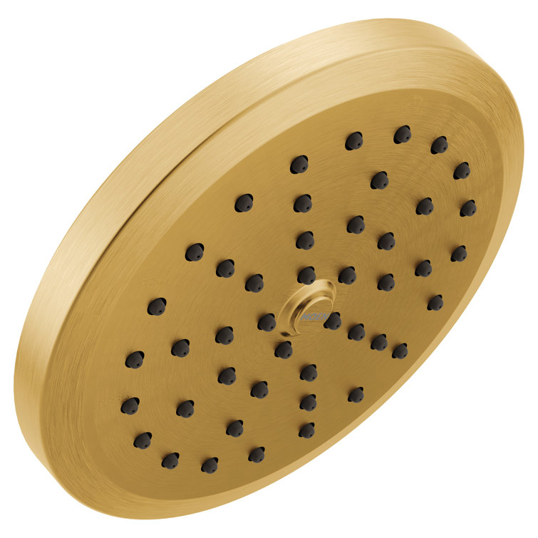 Moen One-Function 6-3/4 Inch Eco-Performance Rain Showerhead with Immersion Rainshower Technology