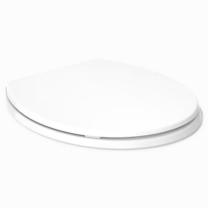 Kohler Brevia Slow Close Round White Plastic Toilet Seat