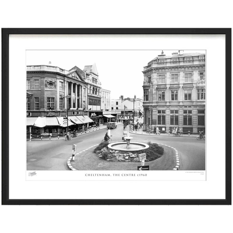 Cheltenham, The Centre C1960 by Francis Frith - Single Picture Frame Print, 40cm H x 50cm W x 2.3cm D