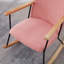 Chaise berçante, chaise d'appoint, chaise rembourrée avec dossier haut-939816053