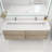 72" Wall Mounted Double Bathroom Vanity-71072224