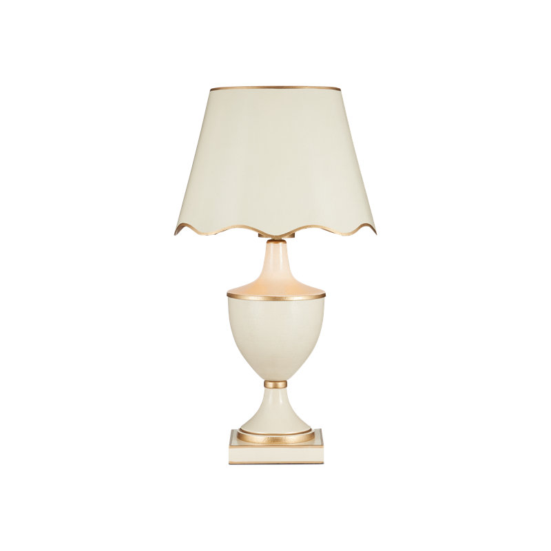 Travelogue Table Lamp, Ivory/Gold, Ivory/Gold