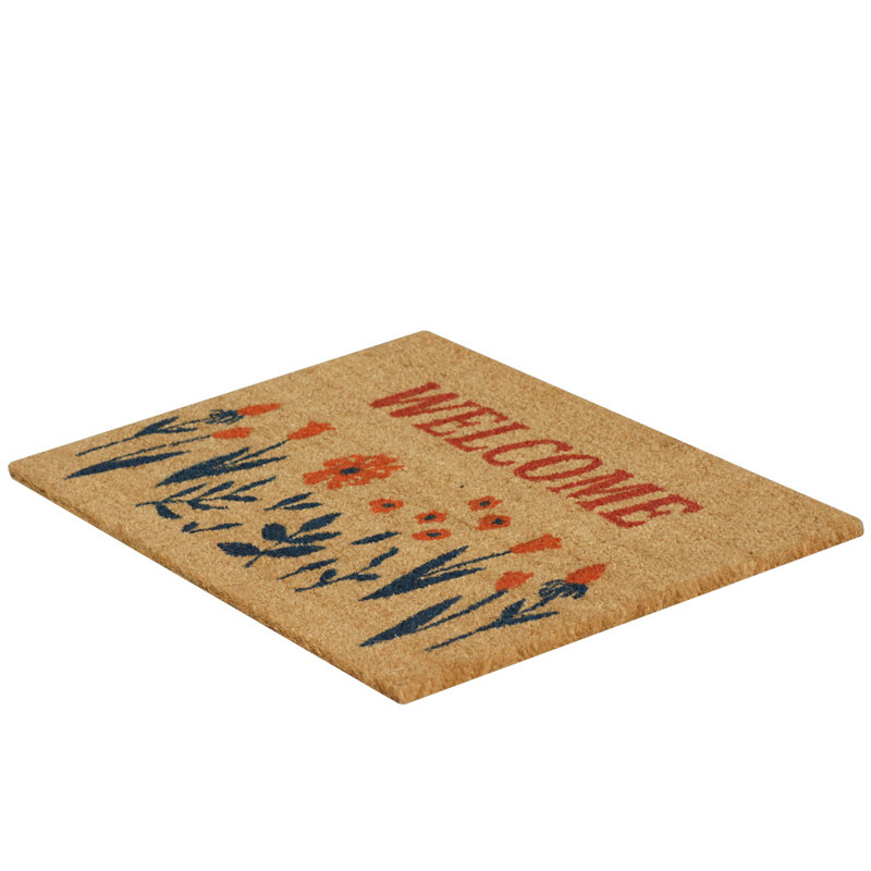 Mamigon Non-Slip Floral Outdoor Doormat