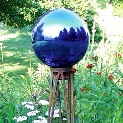 Boule de regard argentée 10 po