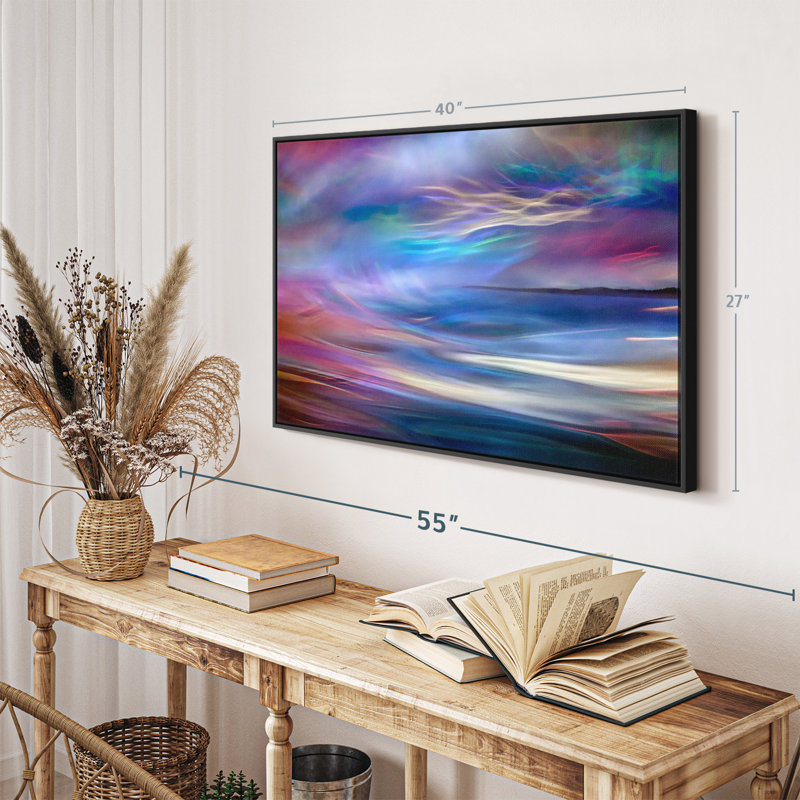 Abstract " Evening Ferry Ride ", 40" H x 27" W