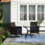 Outdoor Patio Dining Armchair with Cushion