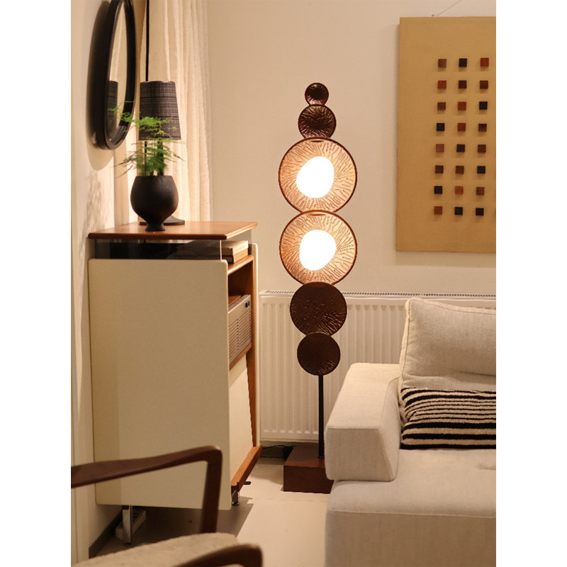 Luminaire d'ambiance vertical moderne à disques superposés