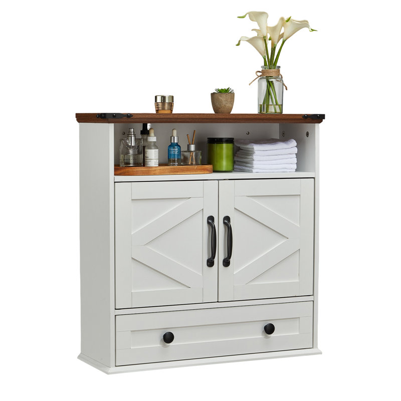 Armoire de salle de bain blanche murale