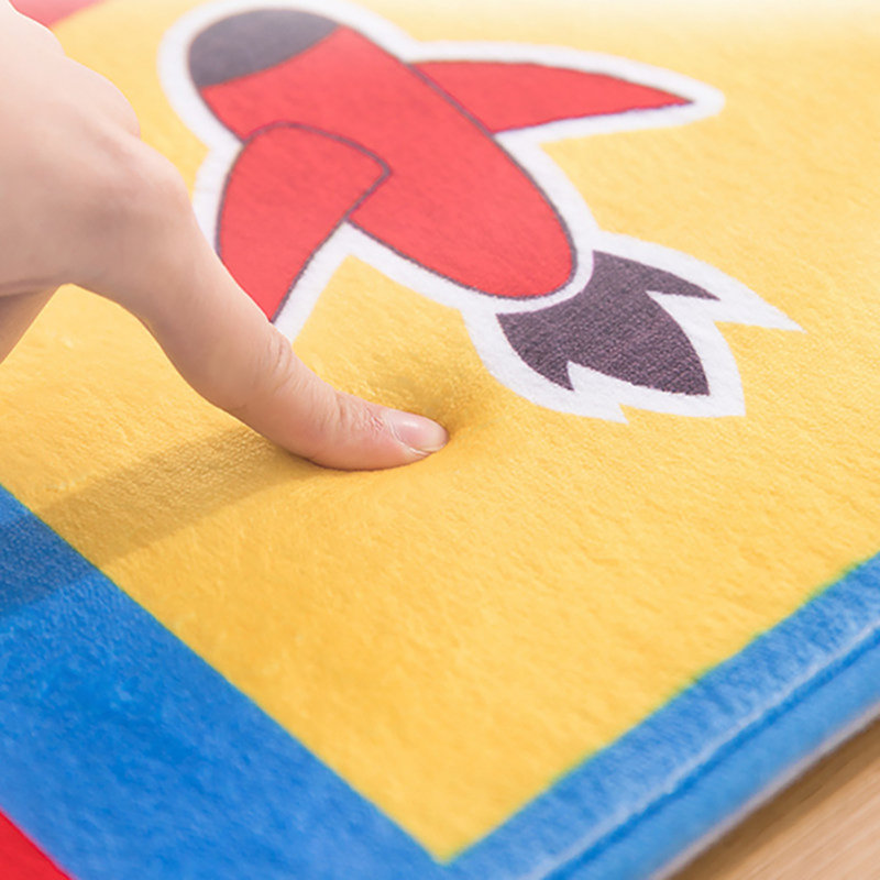 Tapis multicolore tissé à la machine Tannum
