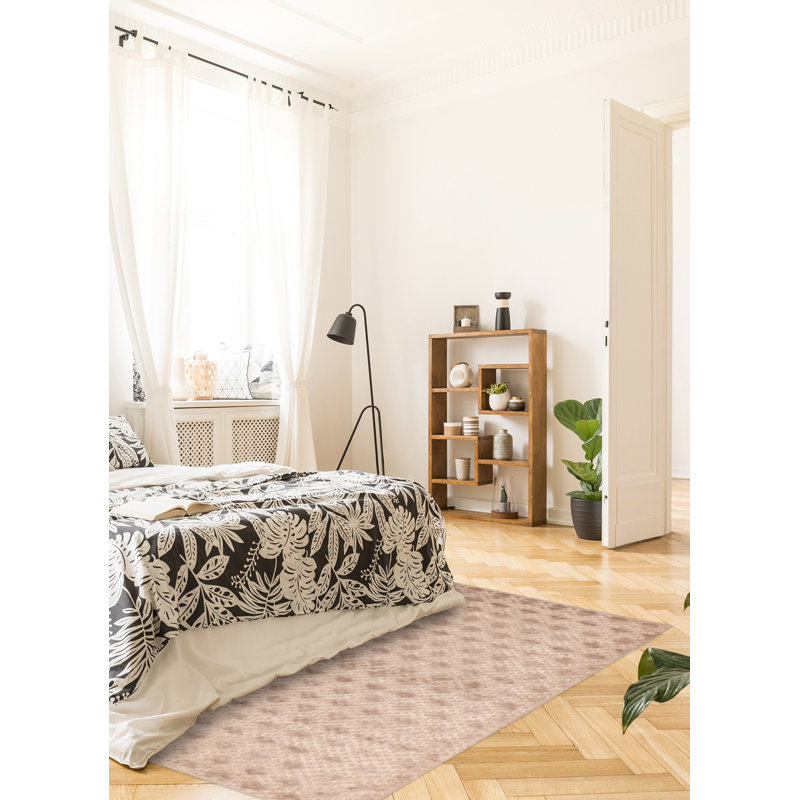 Tapis taupe Loreto 5 pi 8 po x 7 pi 9 po