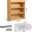 Organisateur de sachets de thé - Rangement de thé en bambou avec tiroir 3 couches, organisateur pour sachets de thé Bois naturel et acrylique pour armoire de cuisine de comptoir