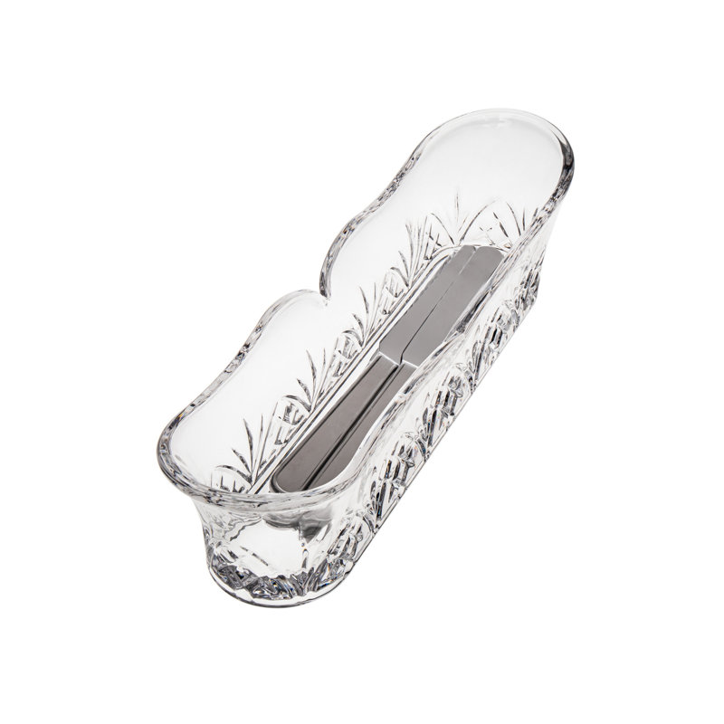 Panier à couverts Dublin Crystal, H 2,75 po x l 12,25 po x P 3 po